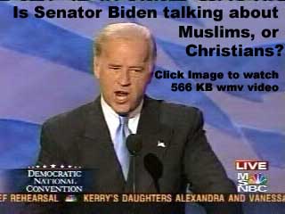 566 KB wmv file of Sen. Joe Biden's Comments at 2004 DNC