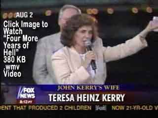 Click Image to Watch 380 KB .wmv Video of THK's famous 'Four More Years of Hell!' comment!