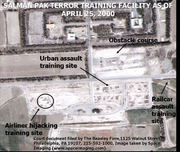 Al Qaeda Training Site Near Bagdad, Click for high resolution detailed image, 220K